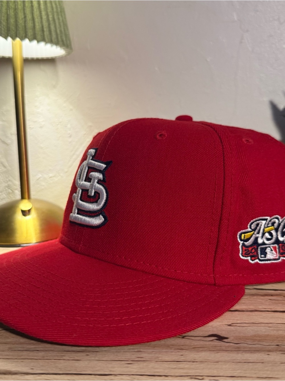 New Era St. Louis Cardinals Fitted Hat 7 3/4 Red 2009 All-Star Game Patch